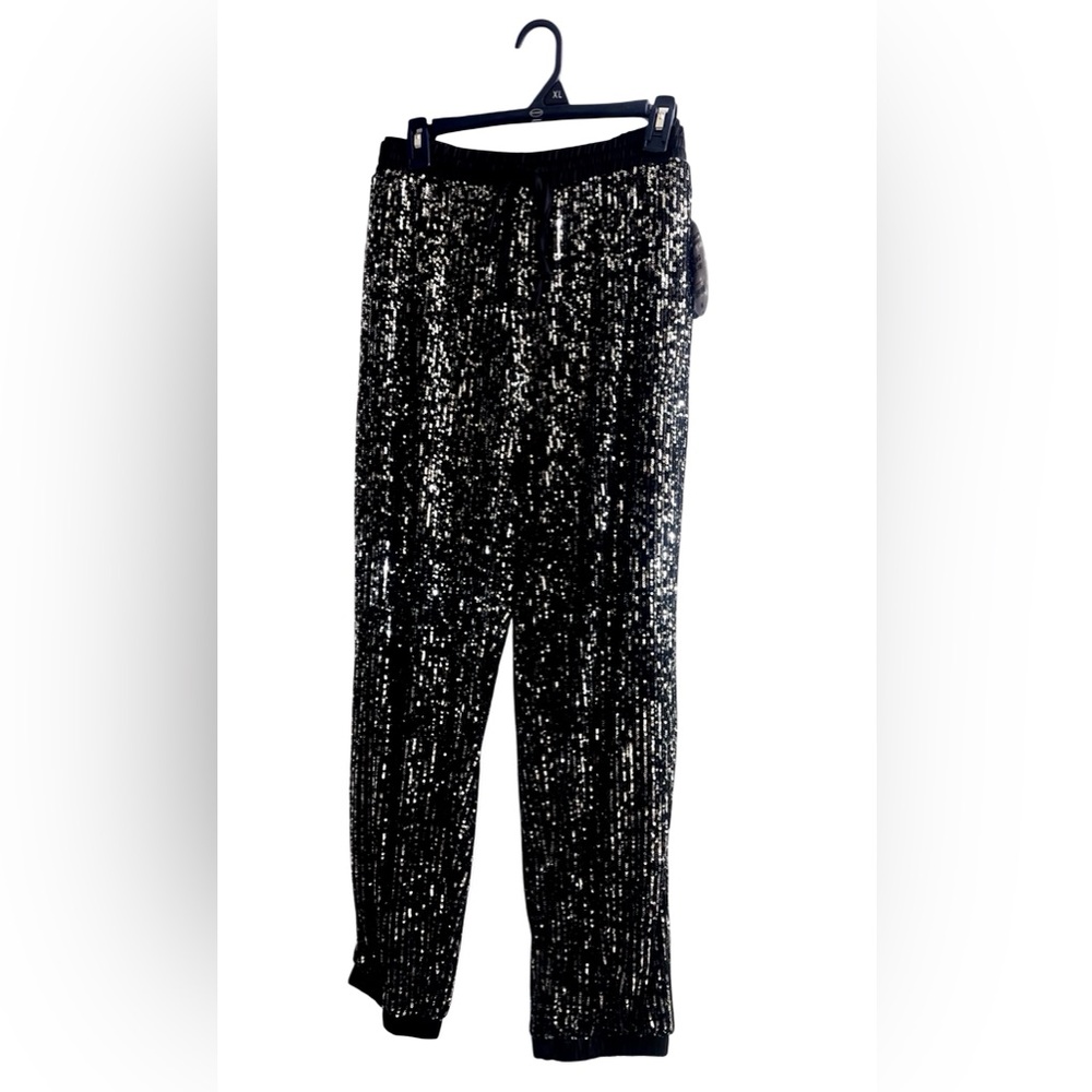 SCOOP Bling Sequin Joggers SIZE XL 16/18 STRETCHY.. NWT - Picture 5 of 8